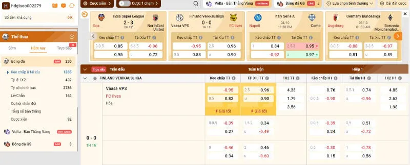 Kinh nghiệm soi kèo bóng đá Đức cực chuẩn từ Debet.racing 3 Tân thủ cần nắm rõ các ký hiệu trên bảng kèo